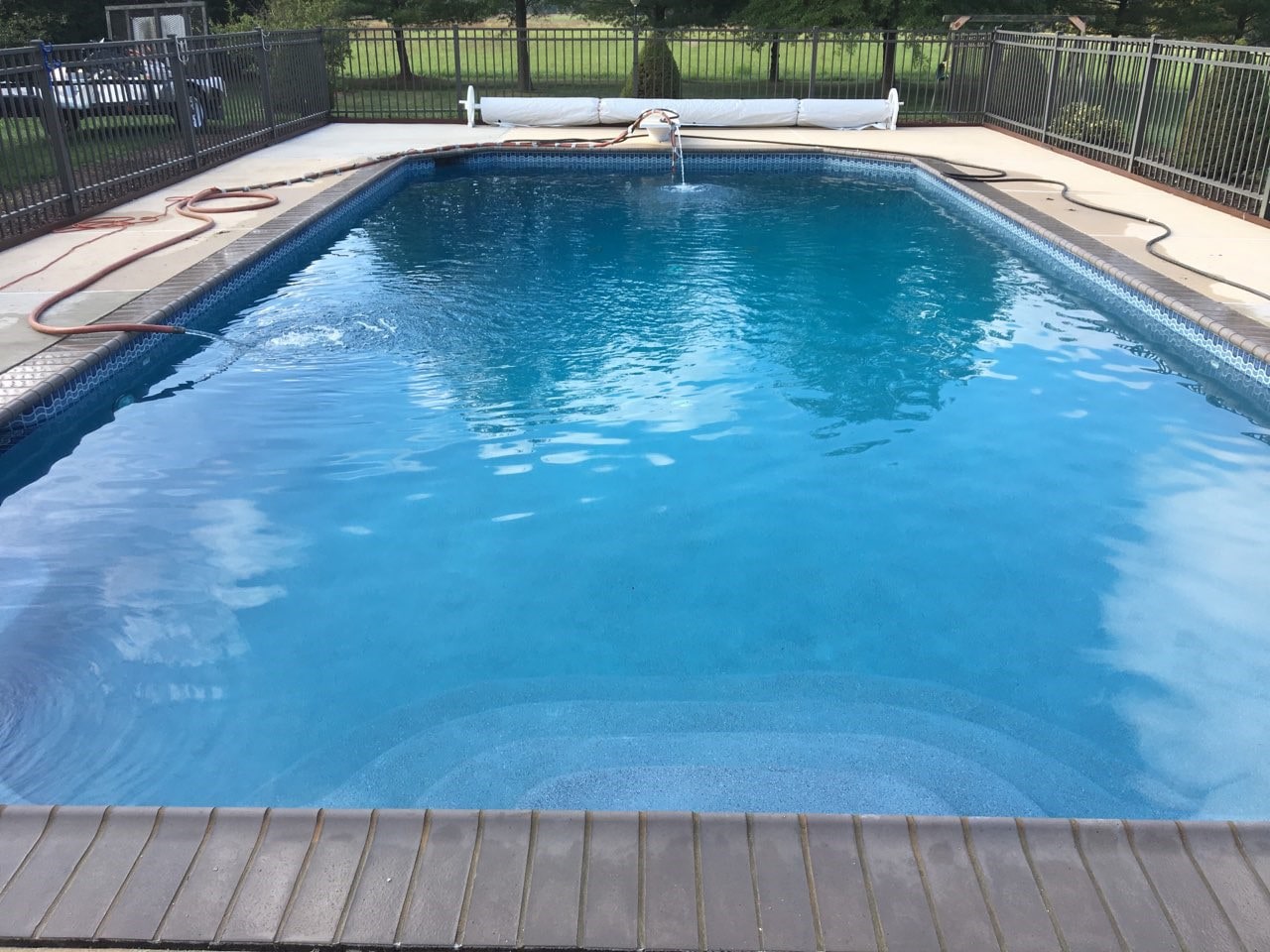 Custom in ground pool in Maryland